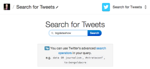 Search for tweets